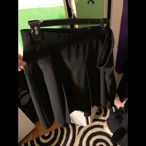 plus size black circle skirt